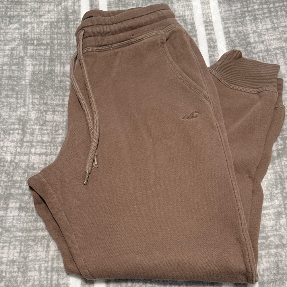 Hollister Brown Jogger Sweatpants